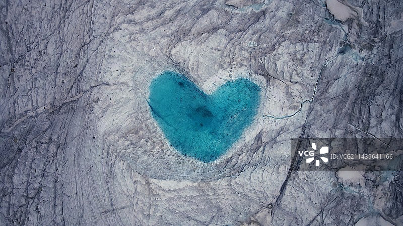 雅隆冰川，蓝色的海洋之心图片素材