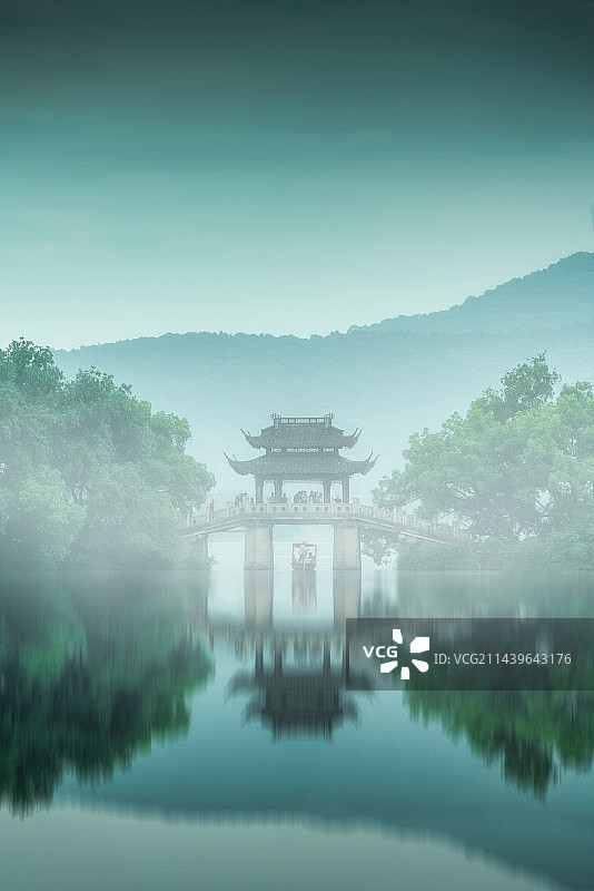 烟雨江南图片素材