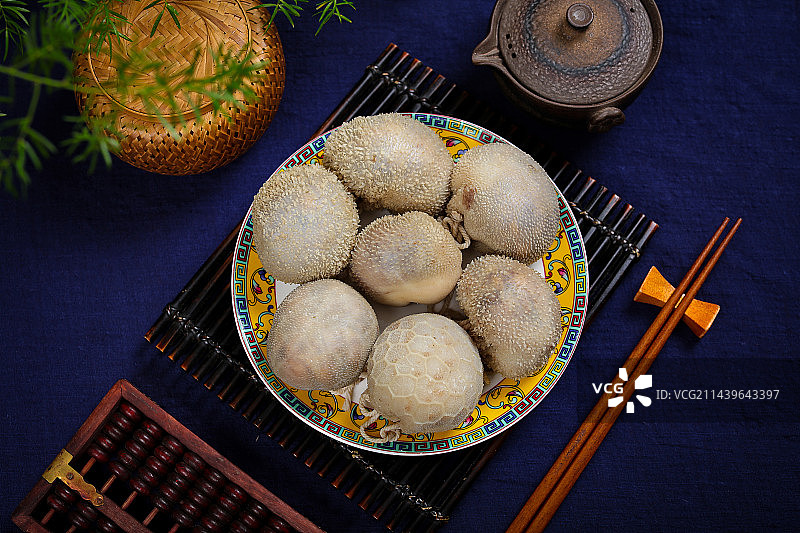 营养美味地方特色小吃食材羊肚包肉图片素材