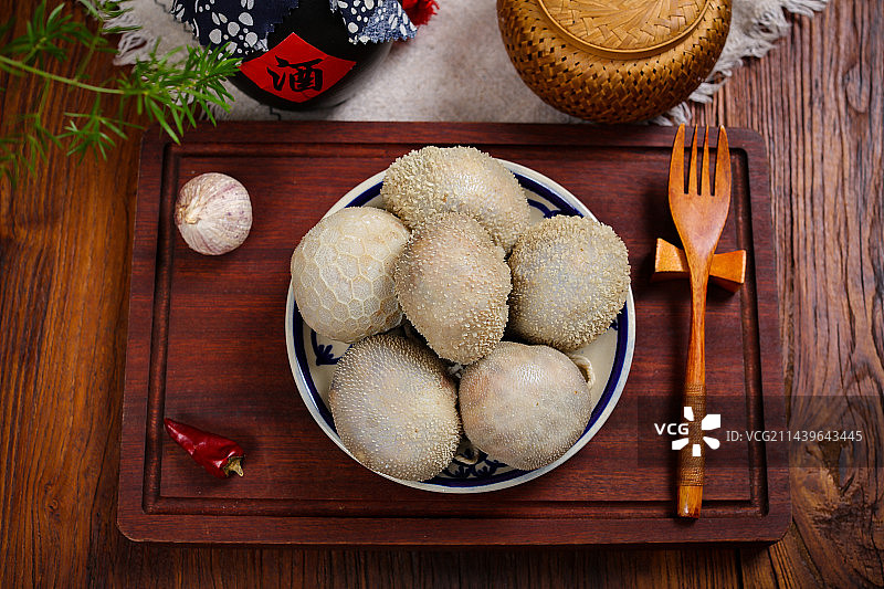 蒙古特产美味食材羊肚包肉图片素材