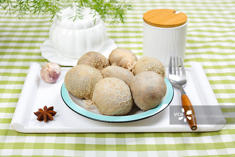 蒙古特产美味食材羊肚包肉图片素材