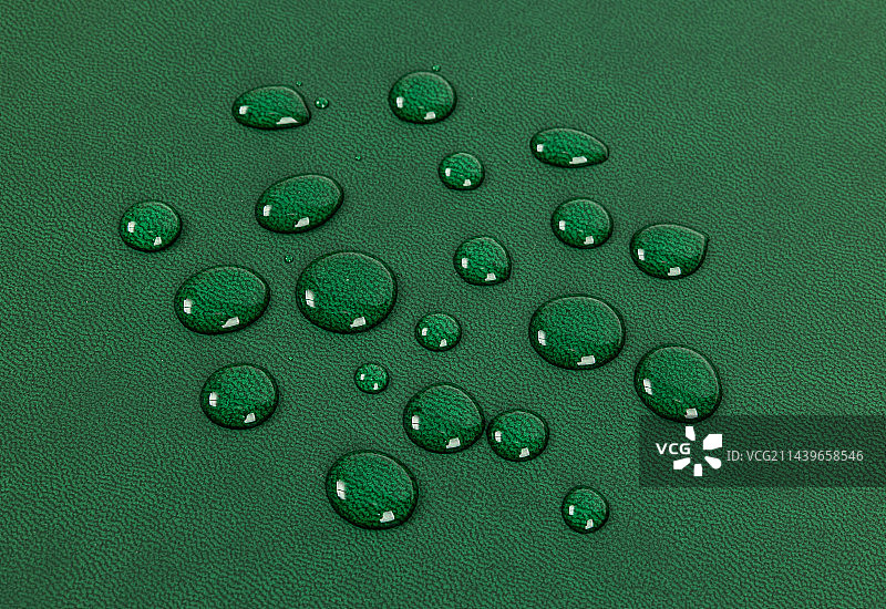 绿色水滴特写图片素材