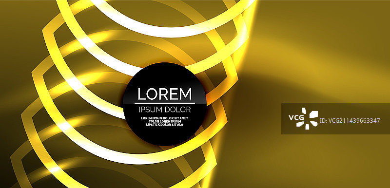 霓虹线条和波浪抽象的背景技术图片素材