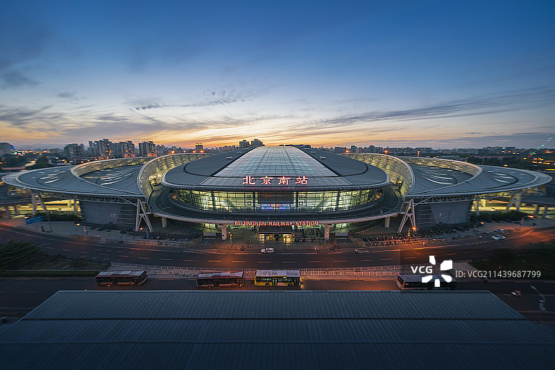 北京南站南广场图片素材