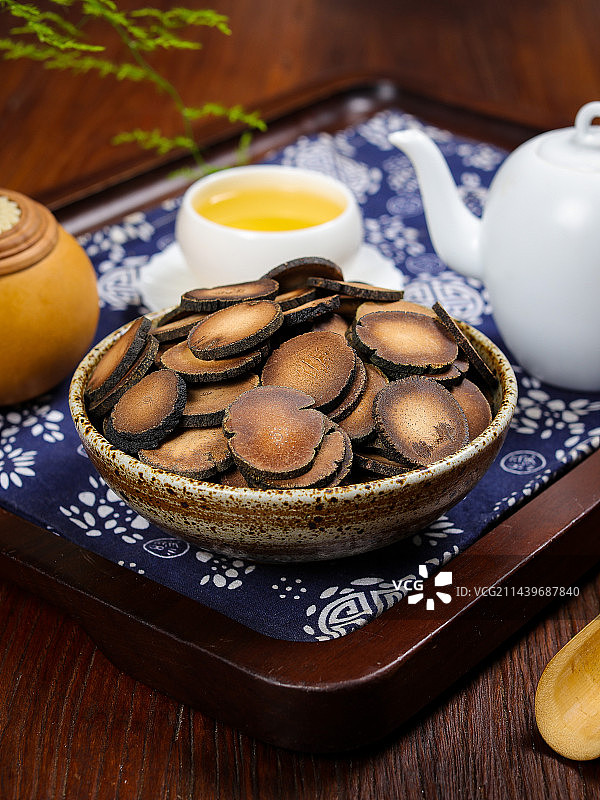 传统中医中药材化橘红片图片素材