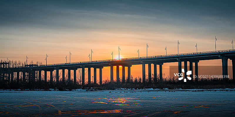 阳明滩大桥图片素材