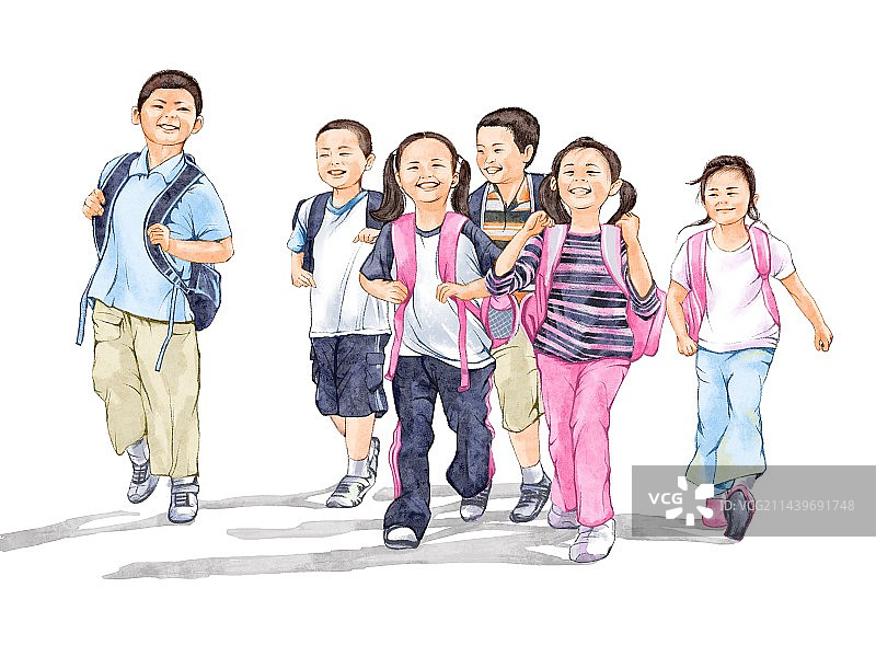 放学图片素材