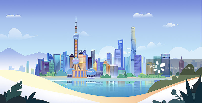 上海外滩城市建筑图片素材