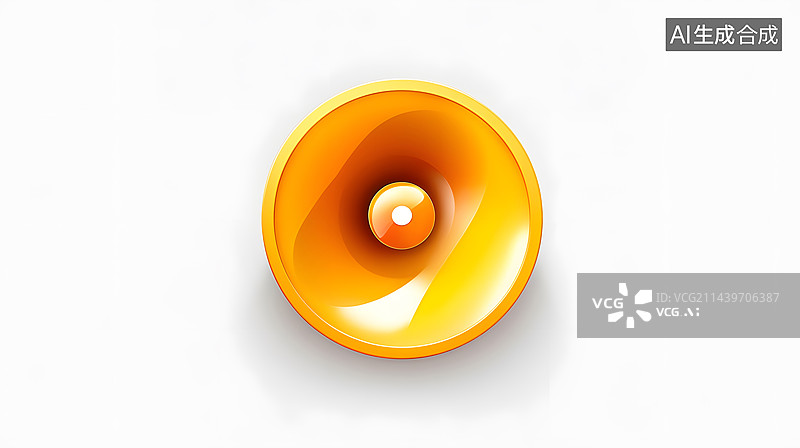 【AI数字艺术】3D扩音器喇叭元素图片素材