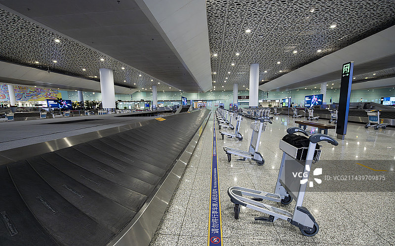 机场行李等待区图片素材