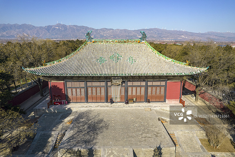 中国山西省运城市芮城县永乐宫图片素材