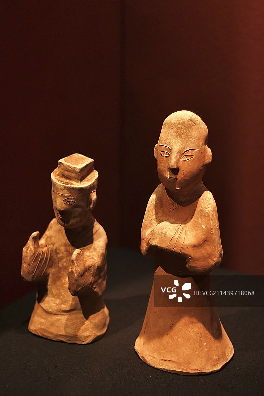 长沙博物馆 人形陶俑图片素材