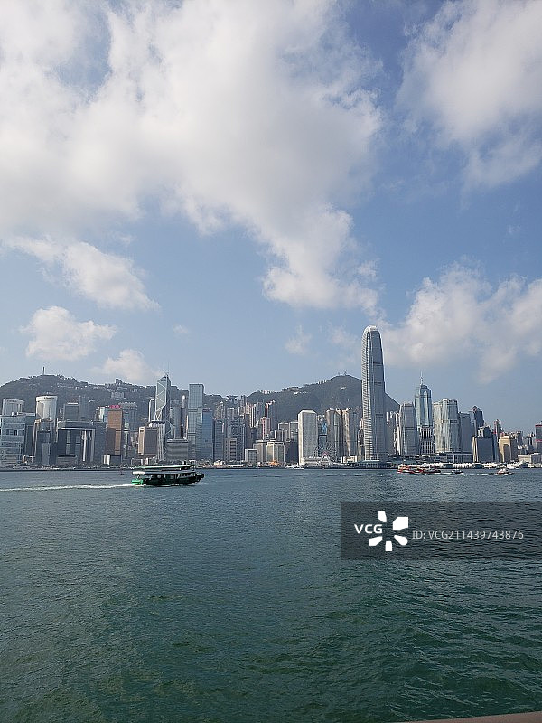 香港维多利亚港夜拍图片素材