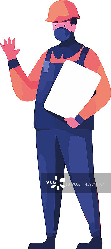 戴安全帽的工程师图片素材