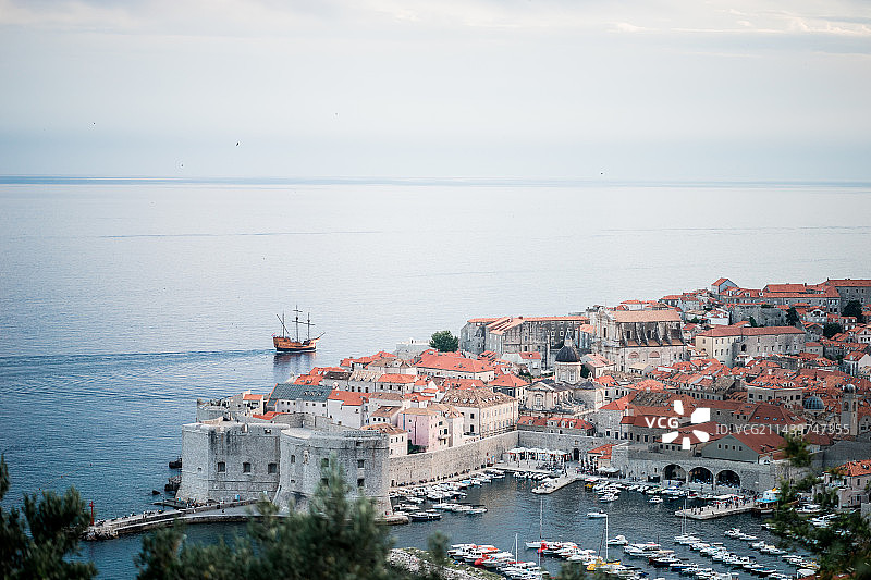 港口城市图片素材