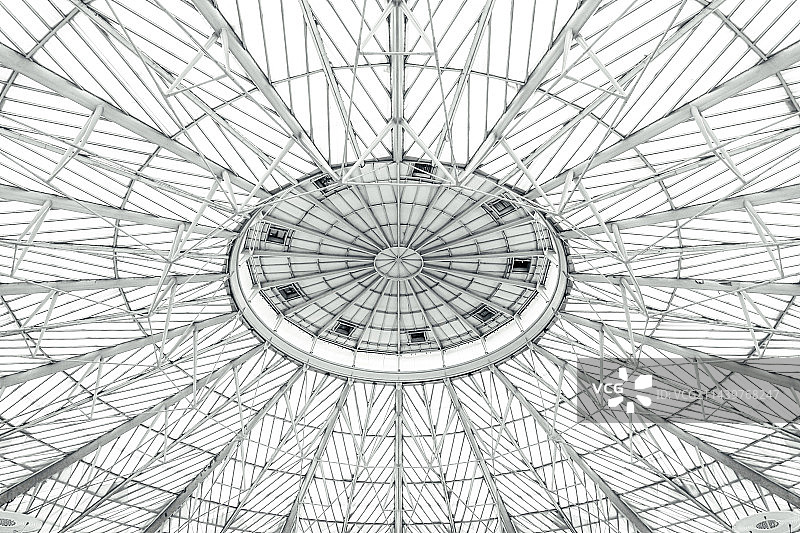 天顶-圆顶建筑-上海南站图片素材