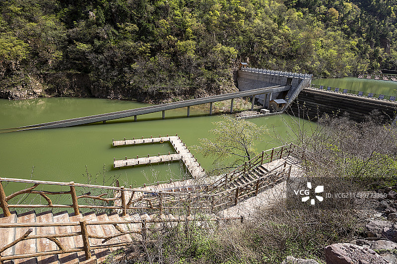 河南省三门峡市渑池县仰韶仙门山旅游景区山水风光图片素材