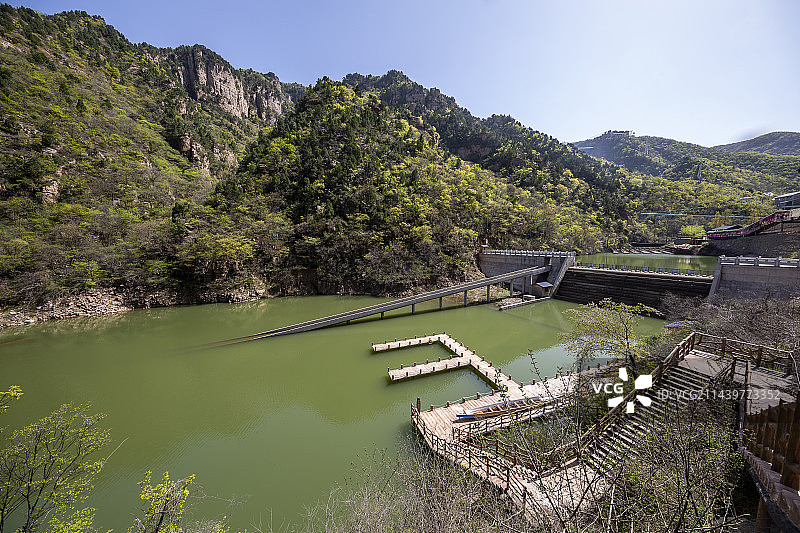 河南省三门峡市渑池县仰韶仙门山旅游景区山水风光图片素材