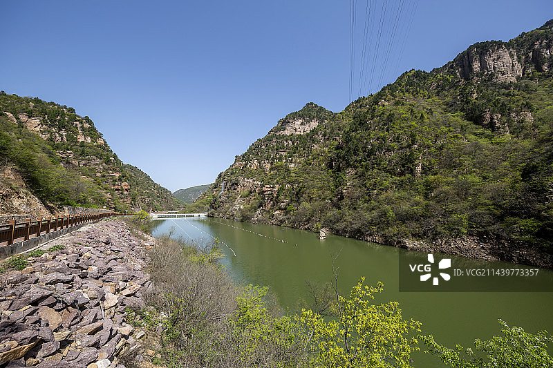 河南省三门峡市渑池县仰韶仙门山旅游景区山水风光图片素材
