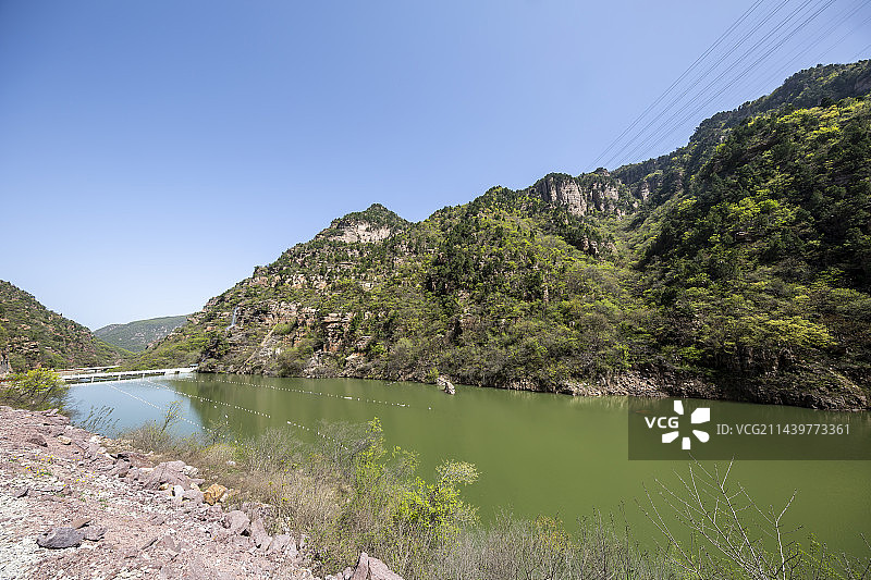 河南省三门峡市渑池县仰韶仙门山旅游景区山水风光图片素材