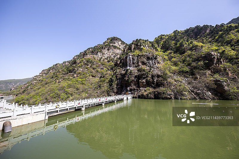 河南省三门峡市渑池县仰韶仙门山旅游景区山水风光图片素材