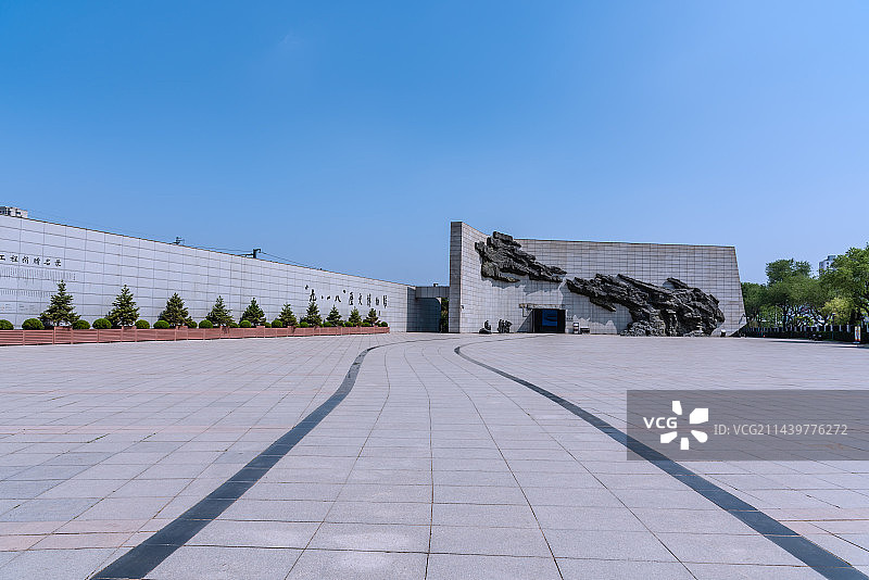 中国辽宁沈阳九一八历史博物馆场馆建筑图片素材