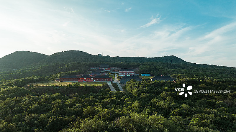 南京 航拍 江宁区 方山图片素材