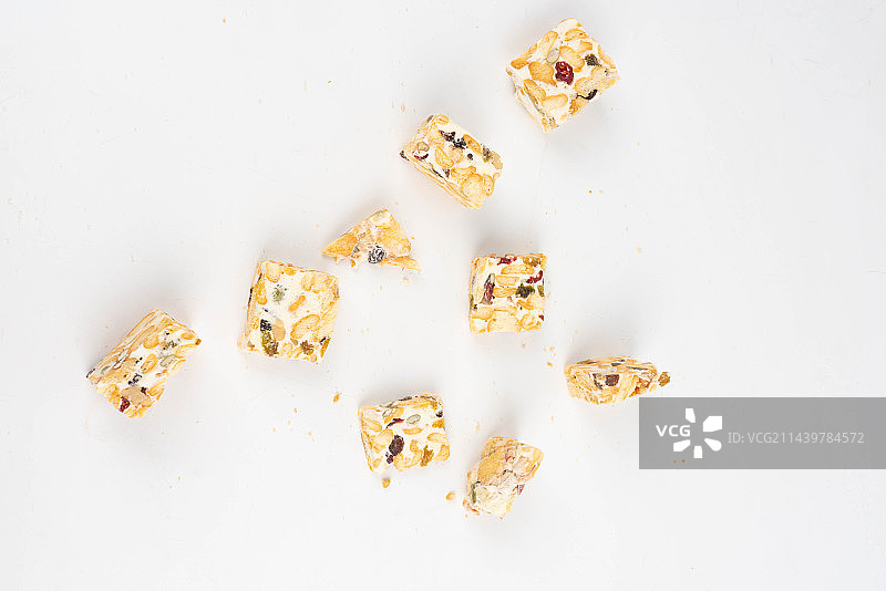 雪花酥图片素材