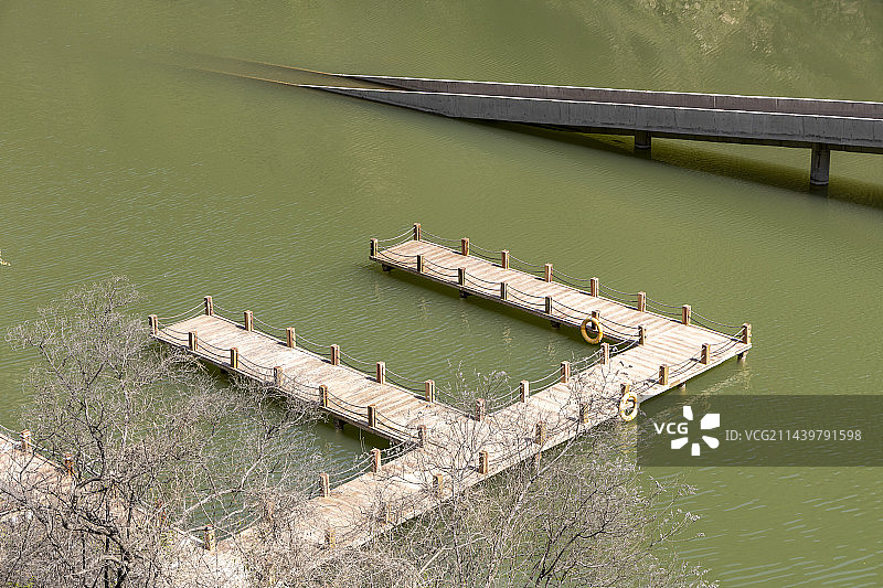 河南省三门峡市渑池县仰韶仙门山旅游景区：大坝（水坝）图片素材