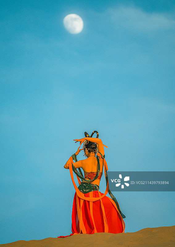 敦煌飞天图片素材