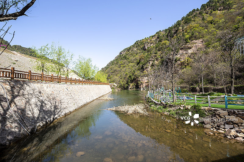 河南省三门峡市渑池县仰韶仙门山旅游景区：山水风光图片素材