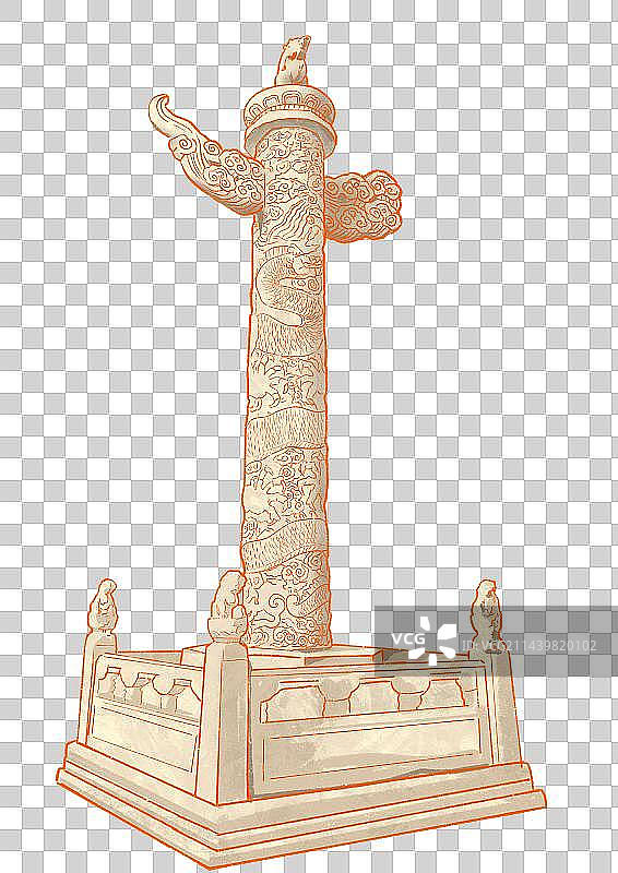 地标免扣素材建筑 精神堡垒图片素材