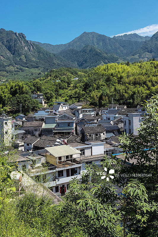 安徽绩溪县，坎头古村落图片素材