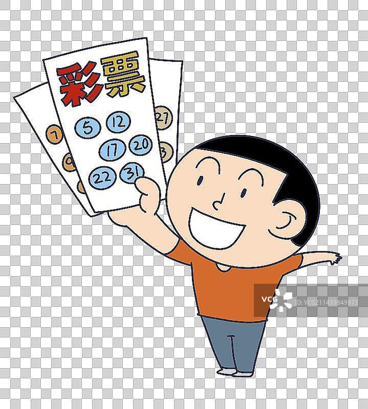 元素：购买彩票图片素材