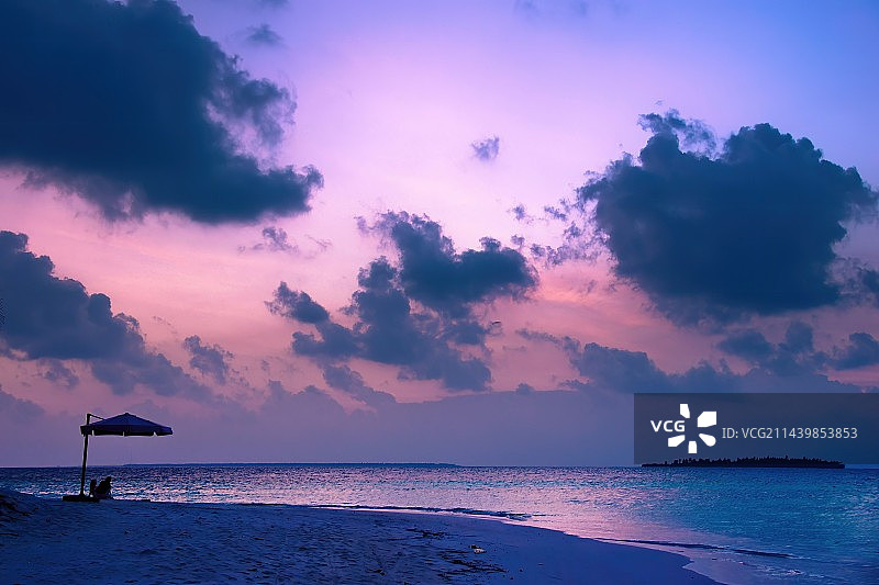 马尔代夫阿雅达岛图片素材