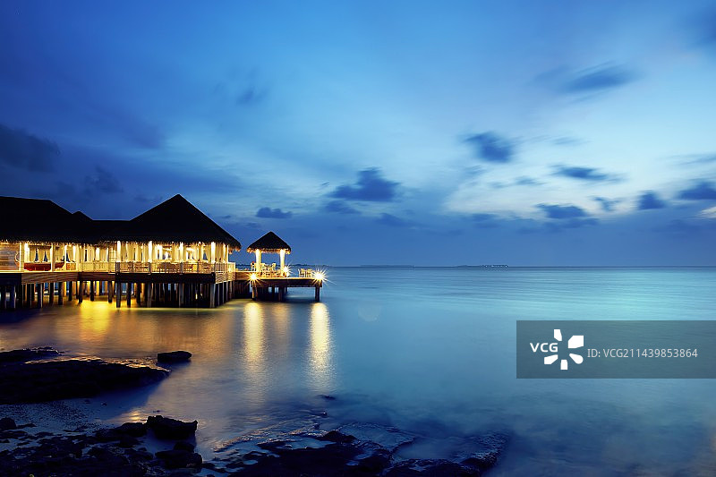 马尔代夫阿雅达岛图片素材