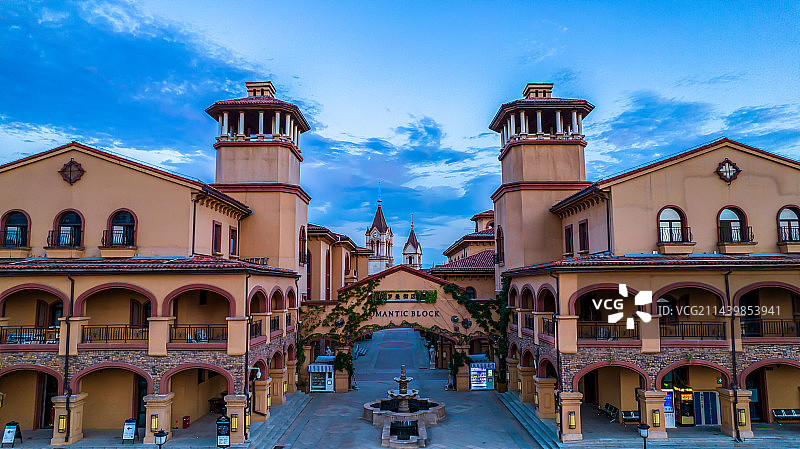 西安世园罗曼小镇图片素材