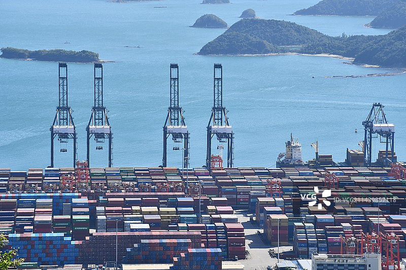 深圳盐田港图片素材