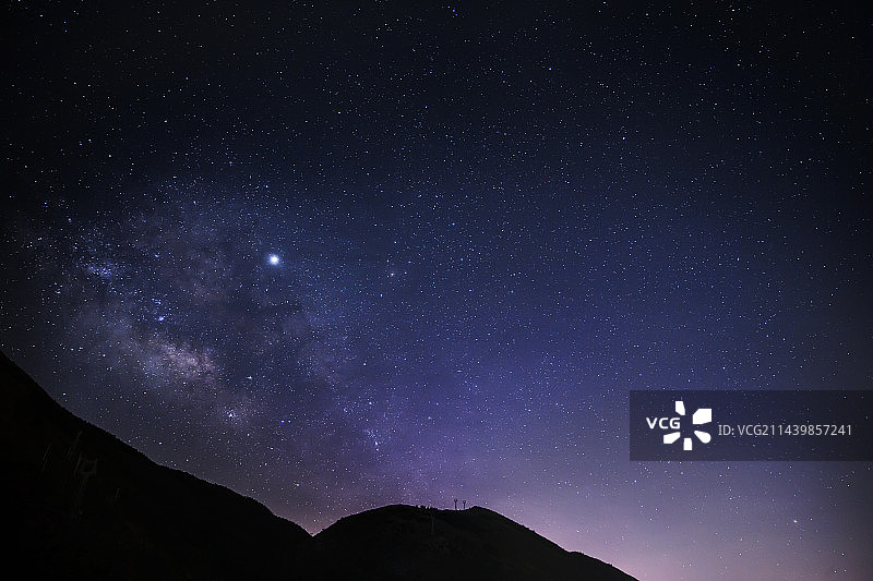 洱海星空图片素材