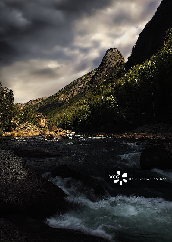 额尔齐斯大峡谷图片素材