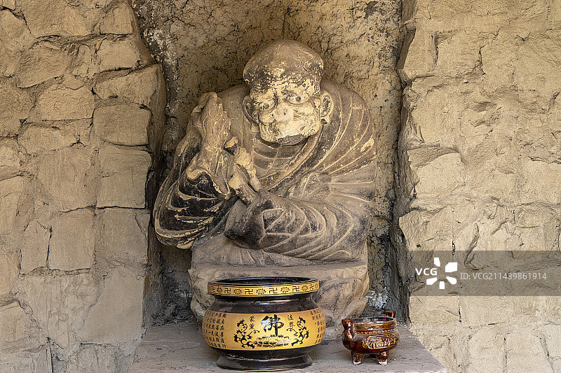 四川省广元市皇泽寺：小南海图片素材