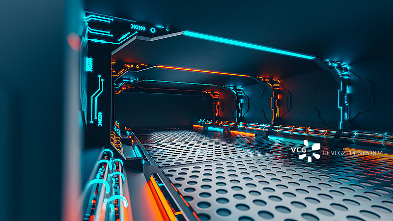 科技感3D背景图片素材