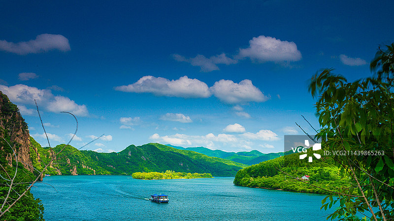 桓仁虎谷峡图片素材