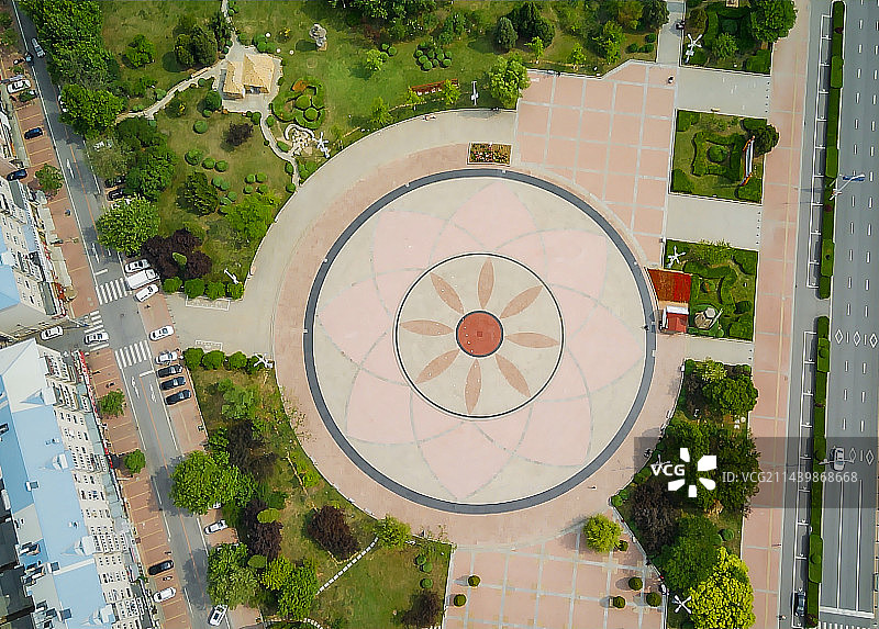 圆形广场图片素材