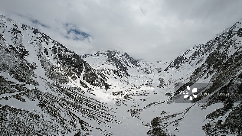 新疆伊犁新源县那拉提景区-雪莲谷图片素材