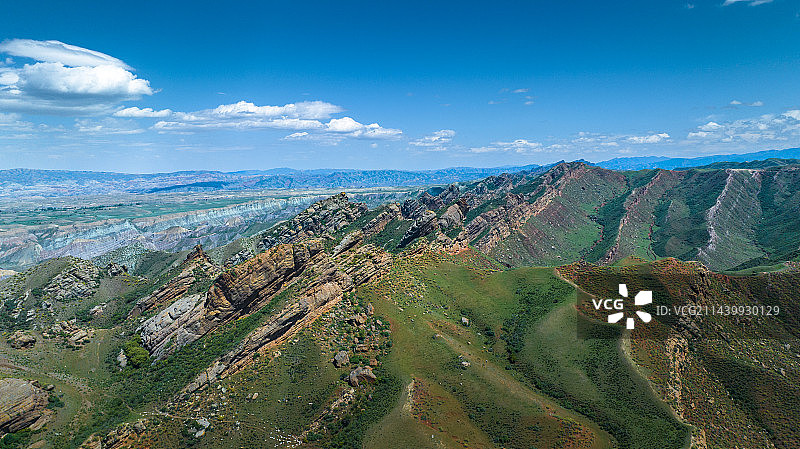 新疆101公路沿途丹霞地貌图片素材