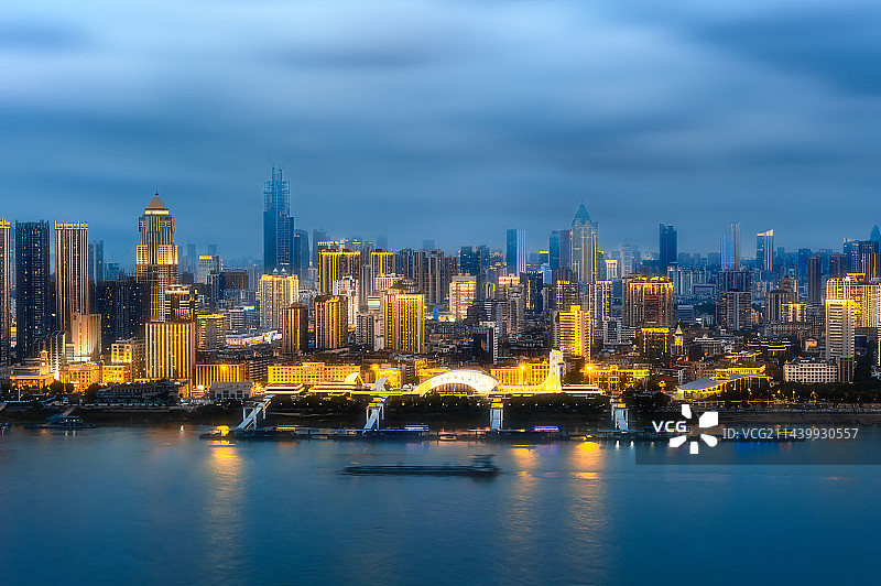 武汉科技馆夜景图片素材