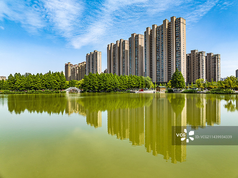 泗阳县奥林匹克生态公园风光图片素材