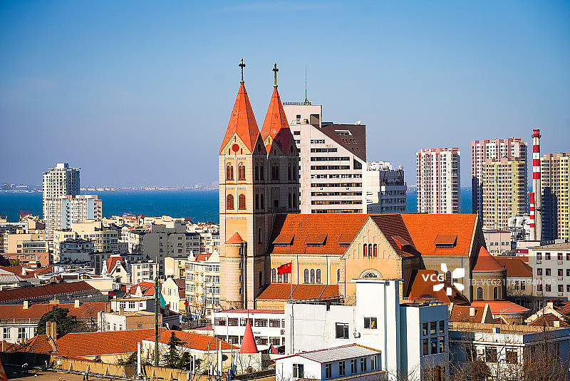 异域风情的青岛图片素材