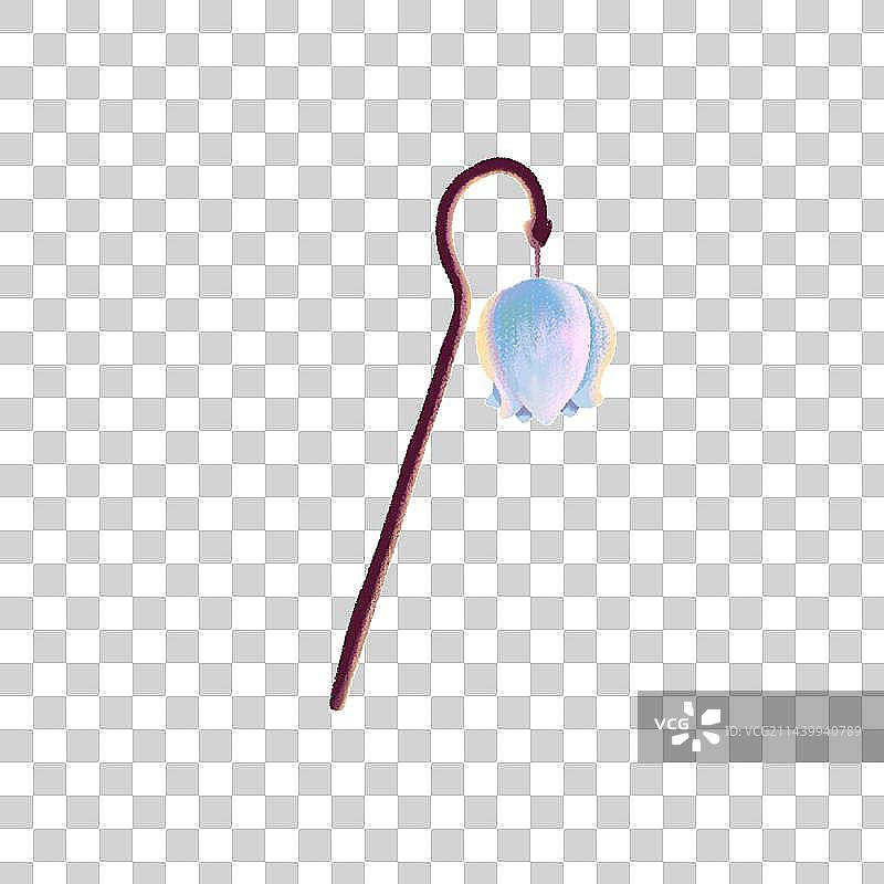 节日气氛手绘插画魔法棒图片素材